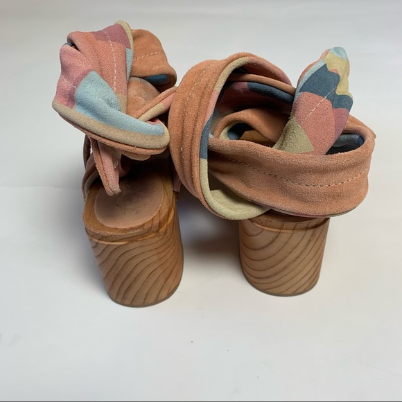 Free people Emmy wrap clogs in nude - Picture 3 of 4